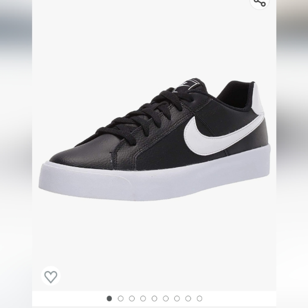 Nike Court Royale AC  Womens Casual Shoes Black White